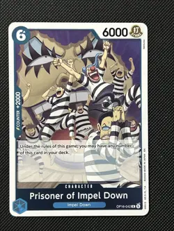 Prisoner of Impel Down OP16-042 R The Time of Battle Foil English One Piece - Image 1