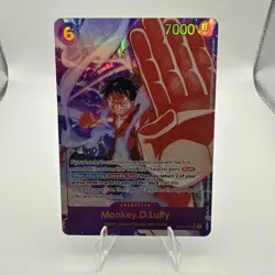 MONKEY D LUFFY -One Piece EB02-061 AA Alt Art SEC Secret Rare Anime 25th - Image 1