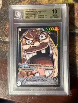 Emperors in the New World OP09 - Marshall D Teach Leader Alt Art Parallel BGS 10 - Image 1