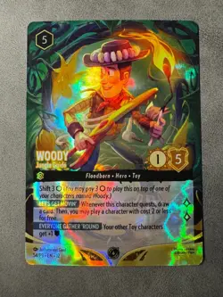 Disney Lorcana Woody Jungle Guide Foil Championship Promo - Image 1