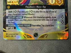 Disney Lorcana Woody Jungle Guide Foil Championship Promo - Image 3