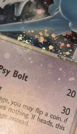 Pokemon TCG Lugia Pop Series 5 Holo Rare Card 2/17 With Holo Bleed & Swirl🌀HP - Image 2