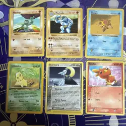 Pokemon Card Lot Of 6 Vintage Cards (Shadowless, E-readers, 1st Editions) - Image 1