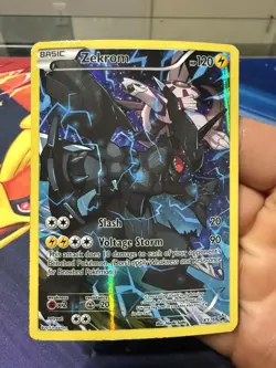 Pokemon TCG Zekrom XY76 Full Art Promo Holo Basic XY 2015 Card MP - Image 1