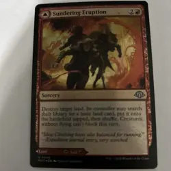 MTG Sundering Eruption Foil 248 Modern Horizons 3 MH3 Magic LP - Image 1