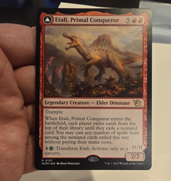 Magic: The Gathering Etali Primal Conqueror & Primal Sickness MOM Red Legendary… - Image 1