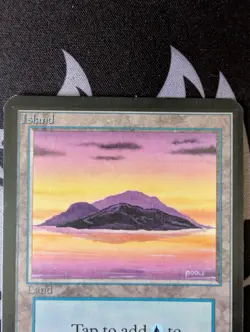Island (A)(Purple) ~ Alpha [Near Mint][Magic MTG] - Image 2