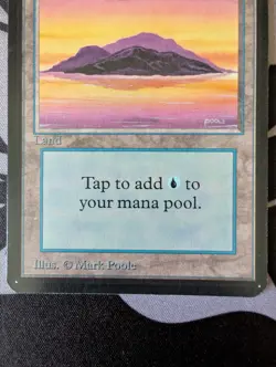 Island (A)(Purple) ~ Alpha [Near Mint][Magic MTG] - Image 3