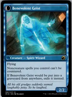 Malevolent Hermit 61 Rare Innistrad: Midnight Hunt MTG NM - Image 2