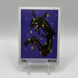Pookiemoot Gen 3 *HIT* - Ray (Rayquaza) #0384 - Pokemon Fan Art Non TCG - Image 1