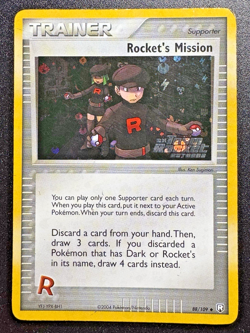 Rocket's Mission 88/109 EX Team Rocket Returns Pokemon Card Reverse Holo Rare HP - Image 1