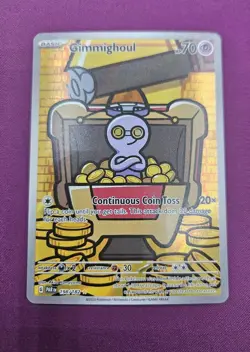 The Pokemon Company Gimmighoul 198/182 SV04 Paradox Rift Holo IR Basic 70 HP ENG - Image 1