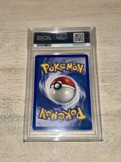 Pokemon TCG 1999 Base Set Shadowless 1st Edition Alakazam Holo PSA 7 1/102 - Image 5