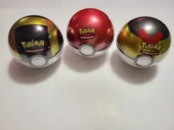 Pokemon Pokeball Tin C21 Lot 6 Balls - Image 1