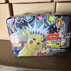 Pokemon TCG: Fall 2024 Collector Chest (Surging Sparks Theme) Pikachu Lunch Box - Image 1