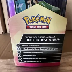 Pokemon TCG: Fall 2024 Collector Chest (Surging Sparks Theme) Pikachu Lunch Box - Image 3