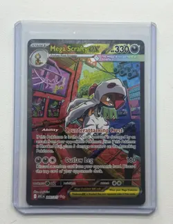 Pokemon Mega Scrafty ex #285/217 ME: Ascended Heroes Near Mint or Better - Image 1