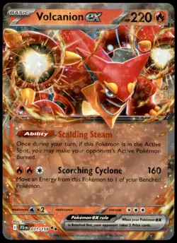 Volcanion ex 031/159 Double Rare Journey Together Pokemon Near Mint - Image 1