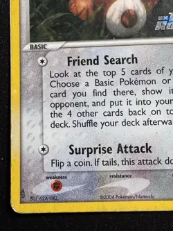 Sentret 75/109 EX Team Rocket Returns Pokemon Card Reverse Holo Foil Rare HP - Image 5