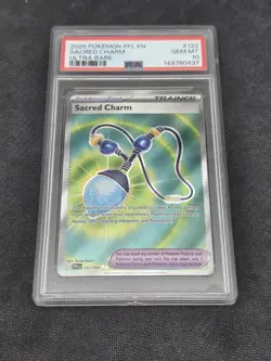 Pokemon Sacred Charm PSA 10 Ultra Rare #122 Phantasmal Flames - Image 1