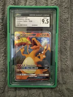 2019 Pokemon Hidden Fates Charizard Gx Holo 9/68 Cgc 9.5 Mint Re holder to CGC10 - Image 1