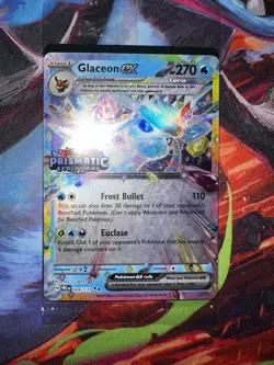 SEALED Glaceon ex (Prismatic Evolutions Stamp) 026/131 Black Star Promo Pokemon - Image 1