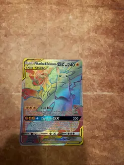 Pikachu & Zekrom GX (Secret) - SM - Team Up (SM9) TCG ￼ - Image 1