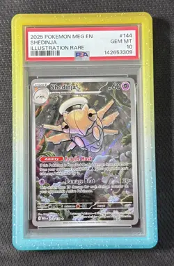 Pokemon Ninjask & Shedinja 137/144 Mega Evolution Sequential Set of PSA 10s - Image 3