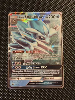 Pokemon TCG Alolan Sandslash GX SM236 Promo Holo English NM - Image 1