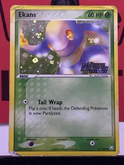 Ekans 55/109 Team Rocket Returns Reverse Holo Stamped Pokemon TCG 2004 MP - Image 3