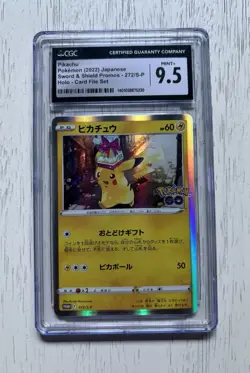 Pokemon TCG Pikachu 2022 Japanese Sword & Shield Promo 272/S-P - Image 1