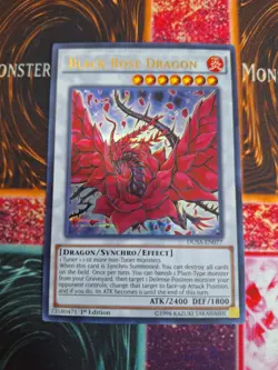 Yu-Gi-Oh! TCG Black Rose Dragon DUSA-EN077 Ultra Rare 1st Edition Near Mint a1/ - Image 1