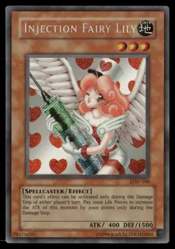 Injection Fairy Lily Unlimited Secret Rare Legacy of Darkness LOD-100 HP - Image 1