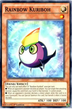 Rainbow Kuriboh - SR01-EN022 - Common - 1st Edition NM Yugioh Emperor of Darknes - Image 1