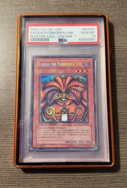 2004 YuGiOh Exodia the Forbidden One MC1-EN001 PSA 10 GEM MINT Secret Rare - Image 1