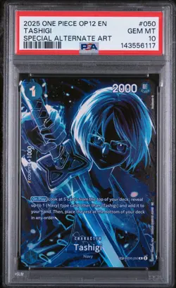 One Piece Op12-Legacy Of The Master Tashigi SP PSA 10 - Image 1