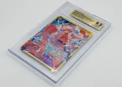 2024 One Piece The BPB JPN Monkey D. Luffy OP05-119 SEC Missing Pen Logo BGS 9.5 - Image 4
