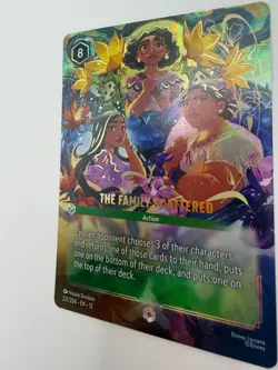 Disney Lorcana The Family Scattered 231/204 Enchanted Wilds Unknown Holo Rare - Image 2