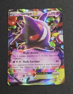 Gengar EX 34/119 XY-Phantom Forces 2014 Ultra Rare TCG Pokemon Card Near Mint - Image 2