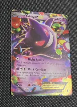 Gengar EX 34/119 XY-Phantom Forces 2014 Ultra Rare TCG Pokemon Card Near Mint - Image 4