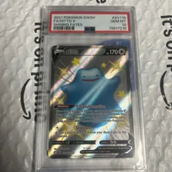 Pokemon Card Ditto V SV118/SV122 Holo Shining Fates PSA 10 GEM MINT - Image 1