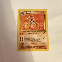Kabutops 24/62 1st Edition Fossil Rare Non-Holo 1999 Vintage Pokemon Card -LP - Image 1