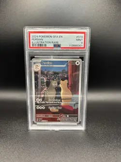 Persian Illustration Rare PSA 9-2024 Pokemon Shrouded Fable - Image 1