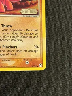 Pokemon TCG Legend Maker 2006 Trapinch 67/92 Reverse Stamped Holo - LP + - Image 4