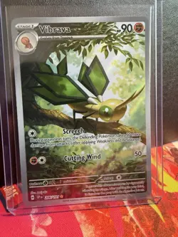 Pokemon TCG Vibrava 206/191 IR Illustration Rare Holo Surging Sparks - Image 1