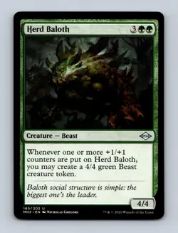 Herd Baloth Modern Horizons 2 Non-Foil MTG NM - Image 1