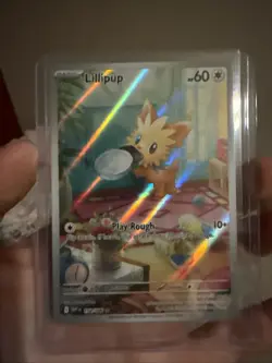 Lillipup 154/086 Sv: White Flare Illustration Rare Pokemon TCG NM - Image 1