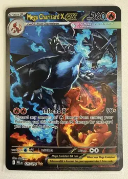 Pokemon TCG Phantasms Flames Mega Charizard x Ex 125/094 Ultra Rare - Near Mint - Image 1