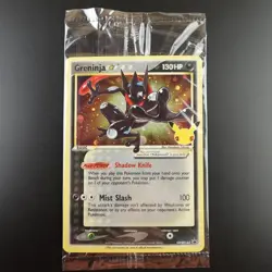 Greninja Gold Star SWSH 144 Pokemon Celebrations Sealed Promo Holo Card - Image 1