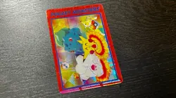 1998 Pokemon Pocket Monsters Bandai Sticker Card Anime Collection 82 PIKACHU - Image 4